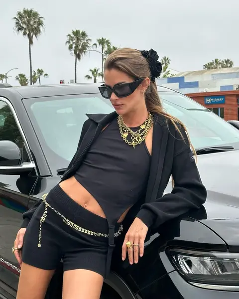 image by clara.berry containing woman, car, goggles, black, sunglasses