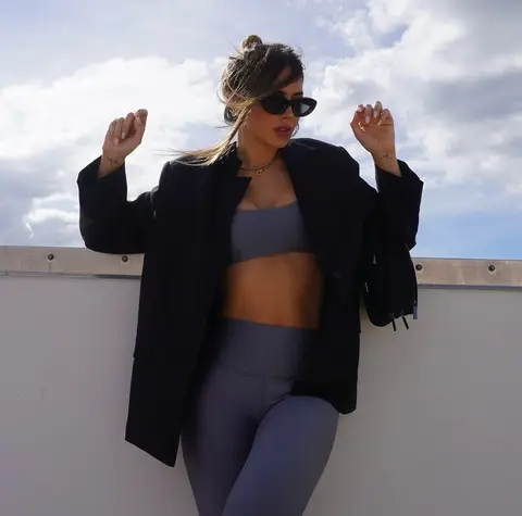 image by shadelima containing woman, wall, wear, sunglasses, tight