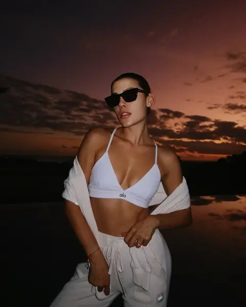 image by michellesalasb containing woman, sunglasses, white, wear, beach