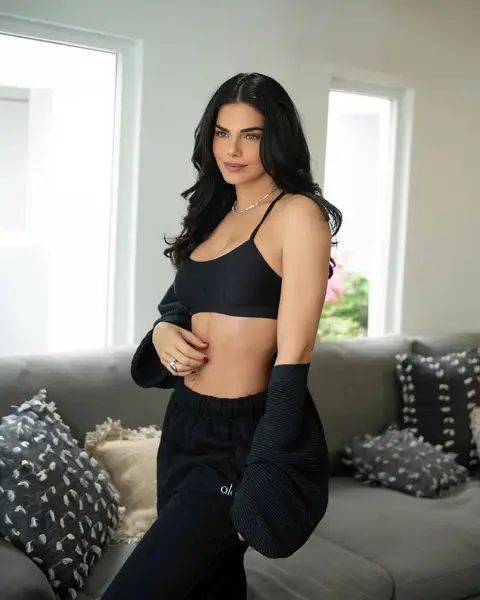 image by liviabritopes containing woman, black, pose, couch, stand
