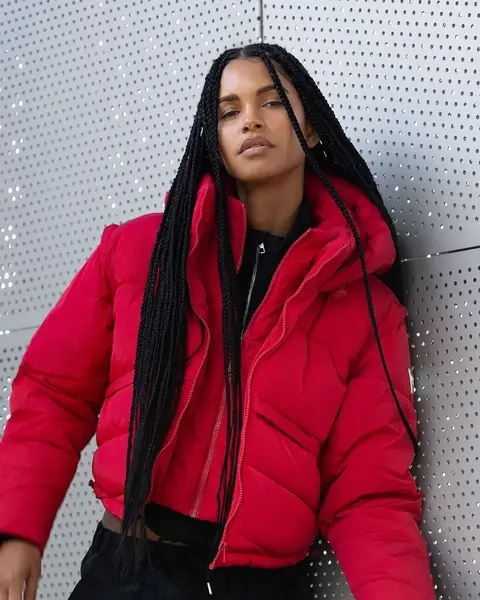 image by daianesodre containing black, red, wall, jacket, wear