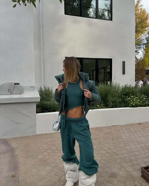 image by joycorrigan containing woman, person, green, boot, crop top