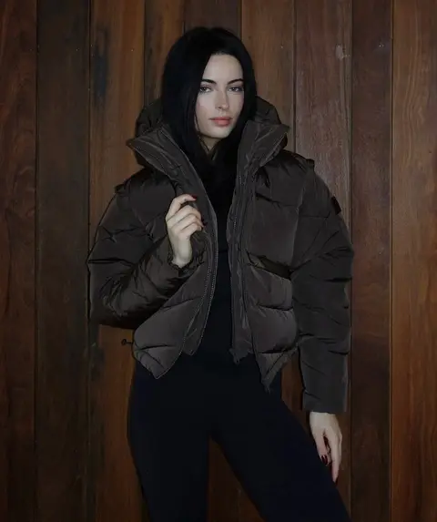 image by reneemurden containing woman, jacket, pose, black, wear