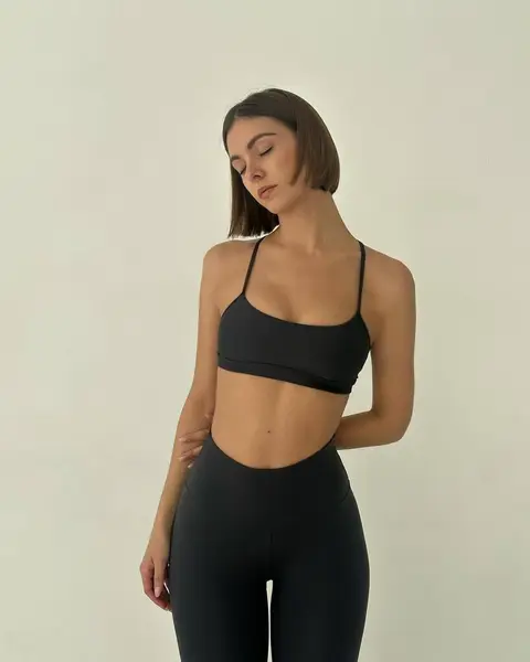 image by carmellarose containing woman, black, legging, wear, tight