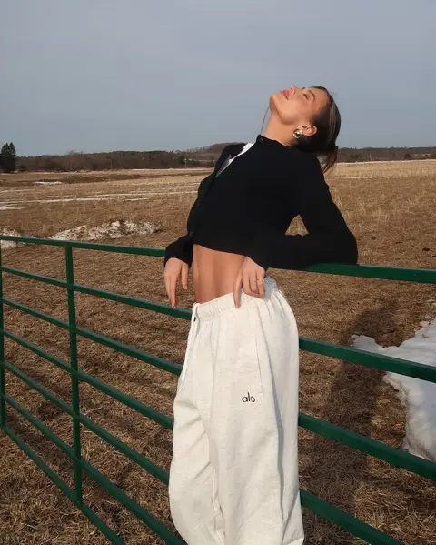 image by lexiwood containing woman, fence, stand, white, lean