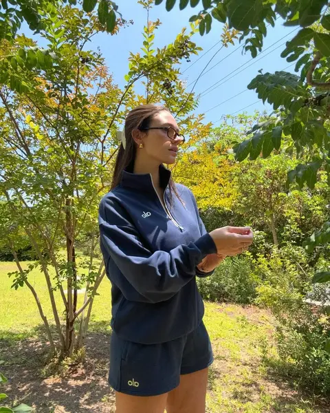 image by reefneeman containing woman, stand, tree, blue, girl