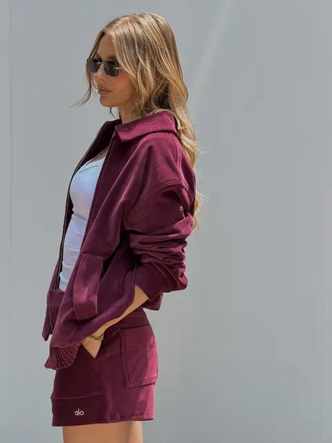 image by irinabaeva containing woman, wear, sunglasses, purple, short