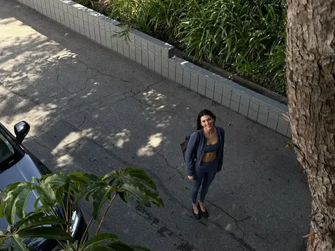 image by kendalljenner containing woman, walk, road, blue, car