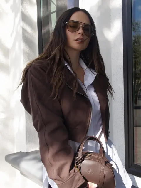 image by fabiolagdo containing woman, handbag, sunglasses, wear, bag
