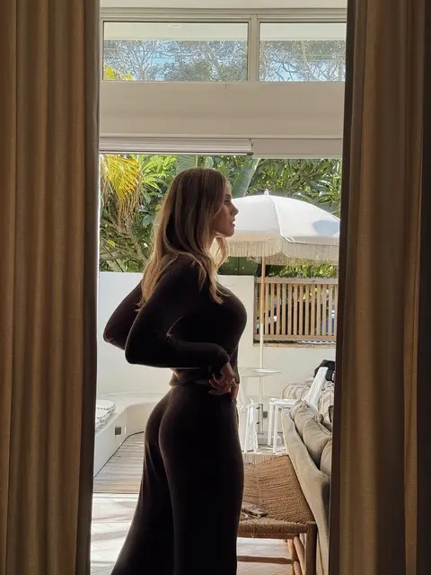 image by natalie_roser containing woman, stand, window, dress, room